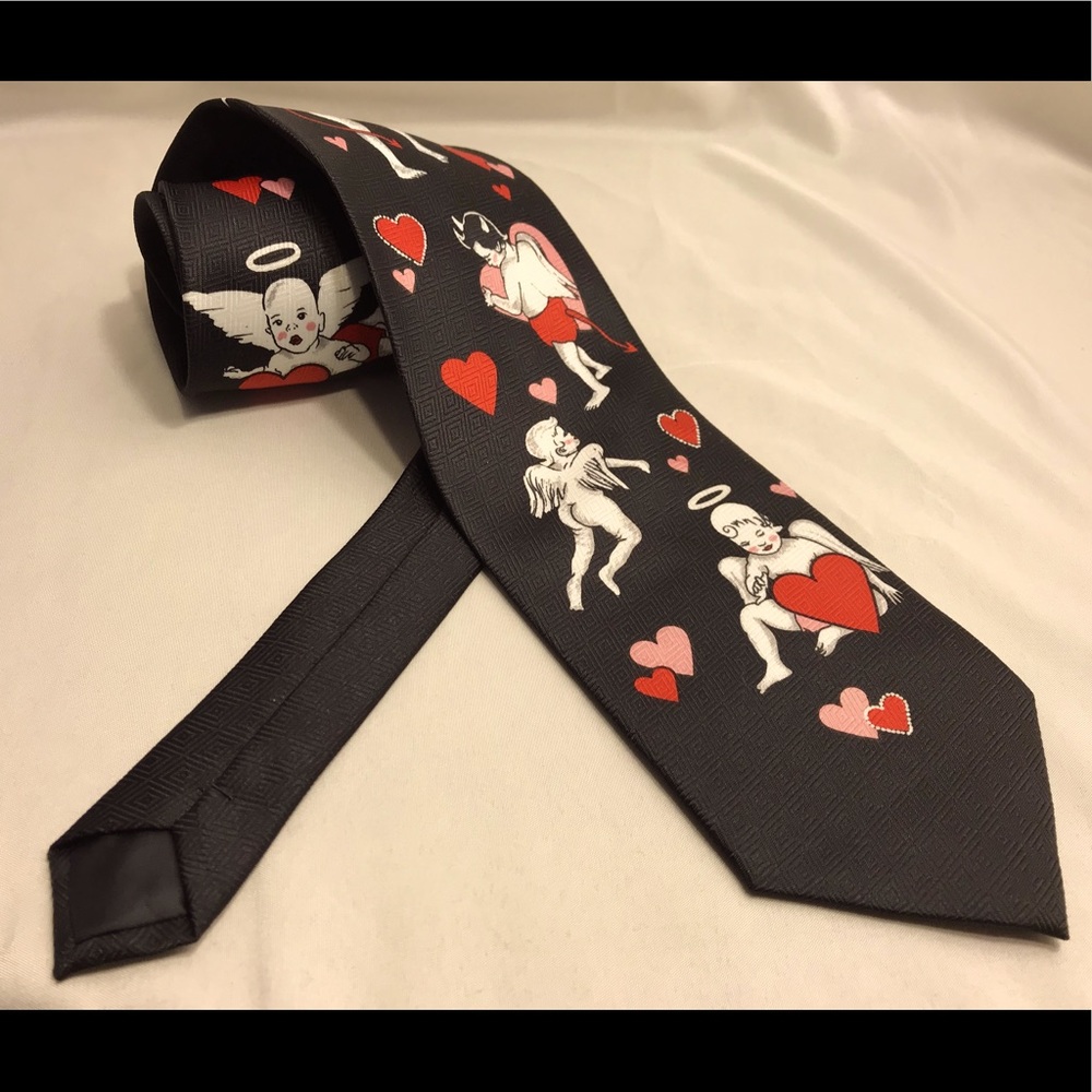 🌟 Cupid’s love men’s tie